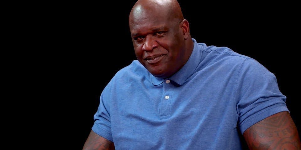 Shaq Loses it on 'Hot Ones'