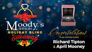 Moody's Holiday Bling Giveaway Winners!
