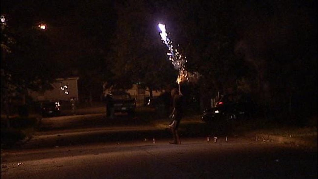 Roman Candle Fight Damages Tulsa Home