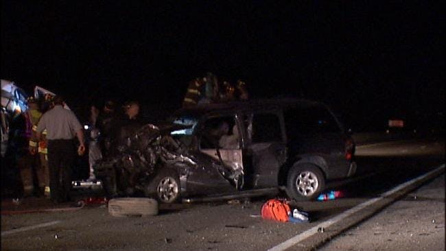 OHP: Two Dead In Crash Caused By Wrong-Way Driver On Turner Turnpike