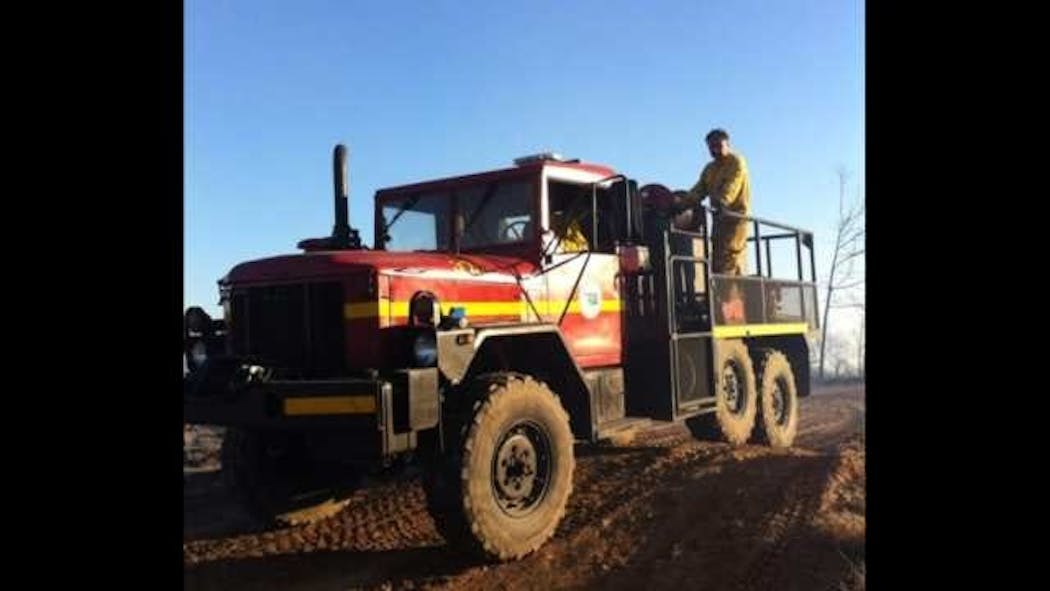 Firefighters Use Ingenuity, Leaf Blower To Fight Henryetta Grass Fire