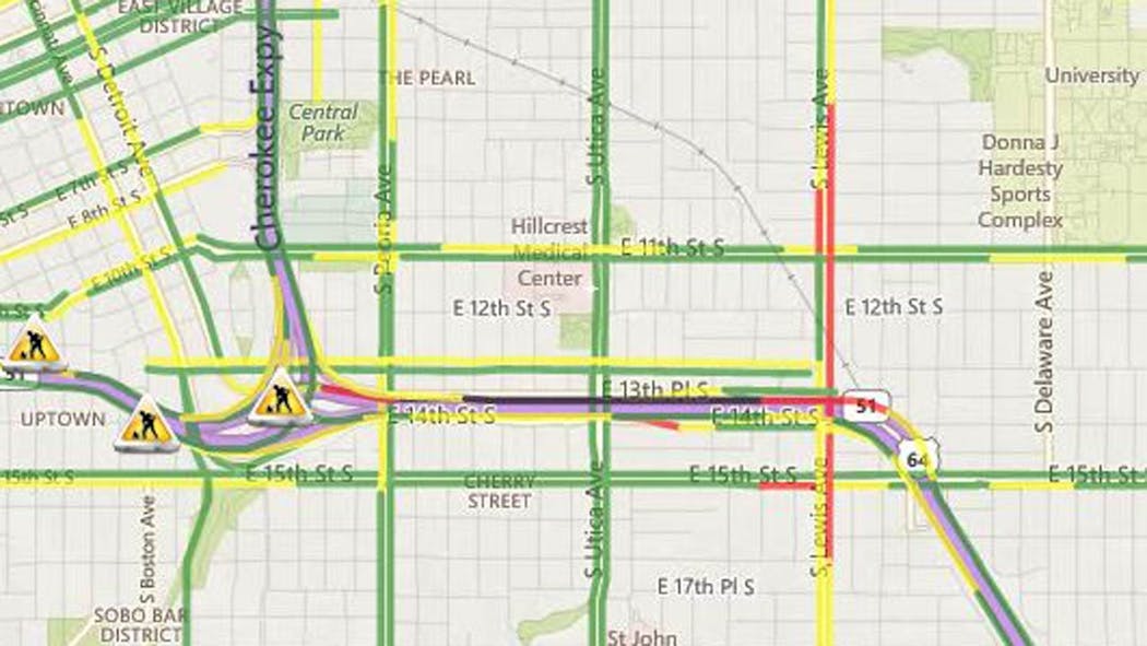 Construction To Narrow Broken Arrow Expressway Through Weekend
