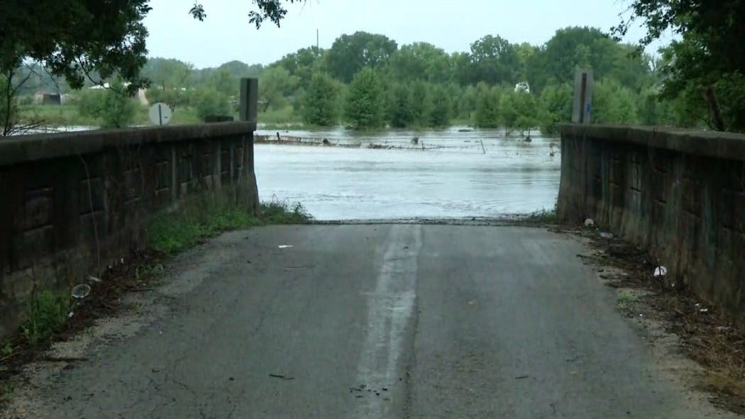 Evacuations In Montgomery County, Kansas Due To Flooding