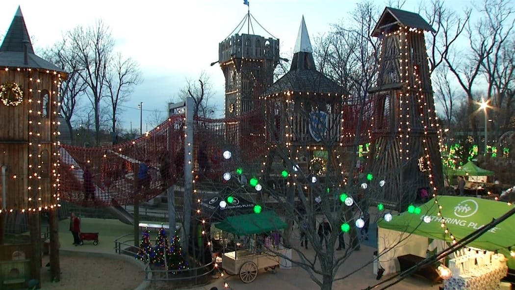 Winter Wonderland At Tulsa's Gathering Place