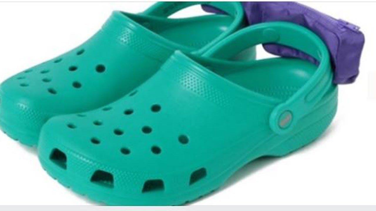 beams crocs fanny pack