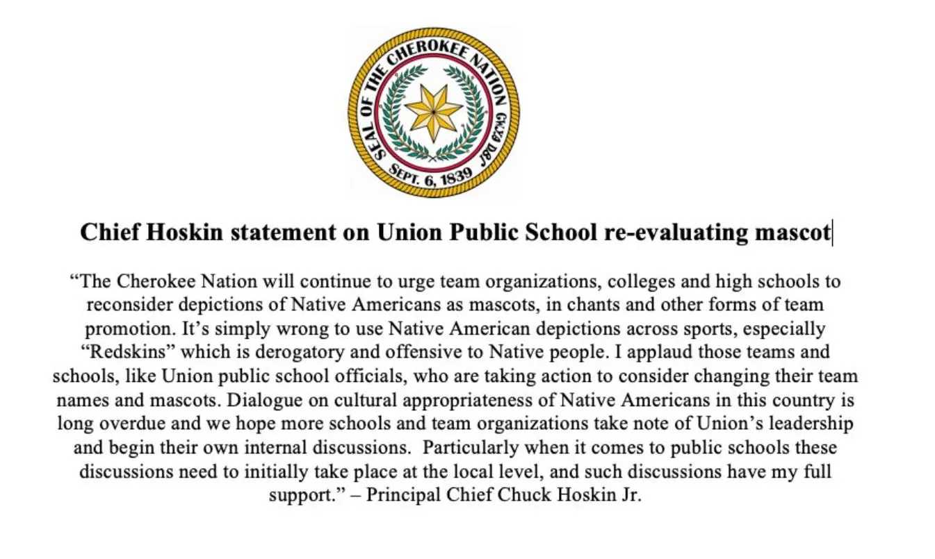 Chief Hoskin Statement