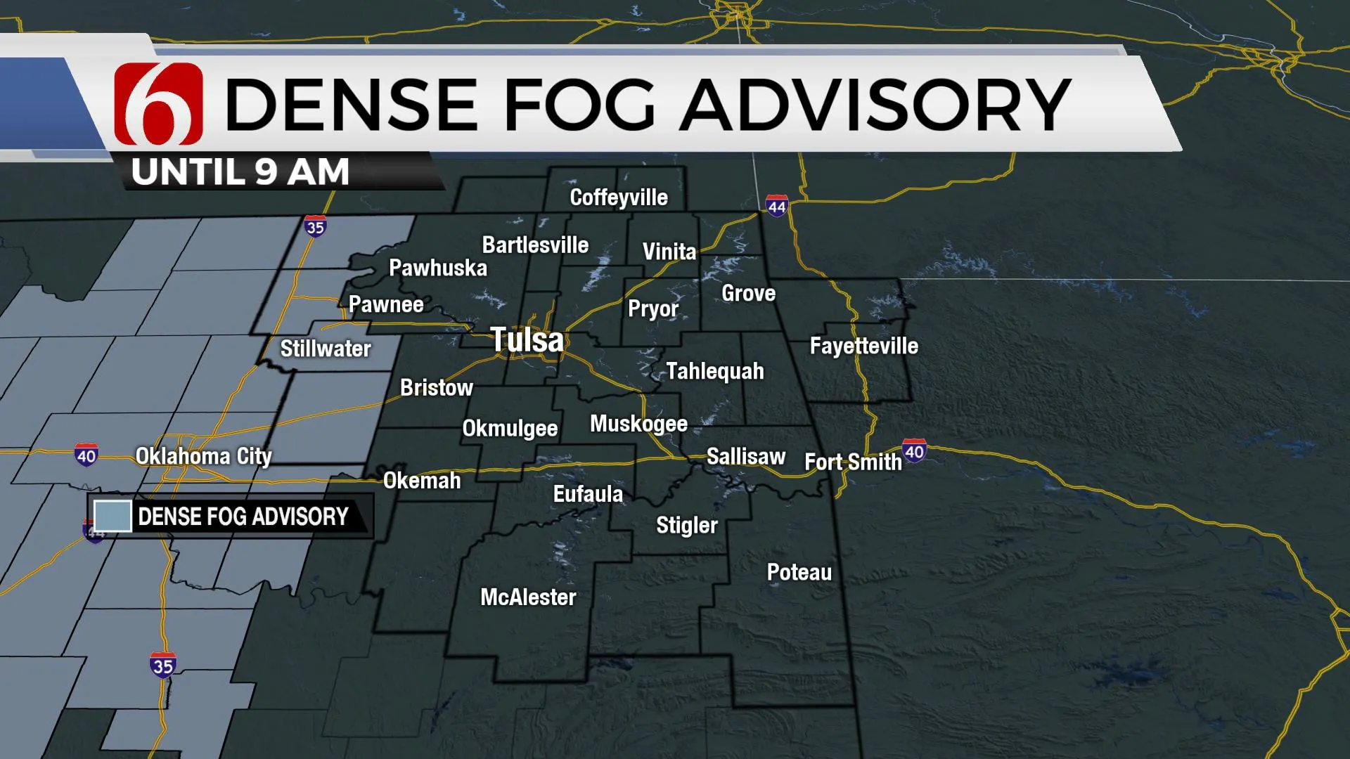 Dense Fog Advisory