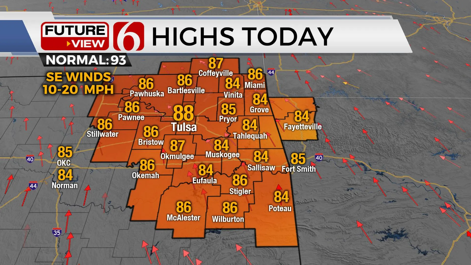 Wednesday Highs 