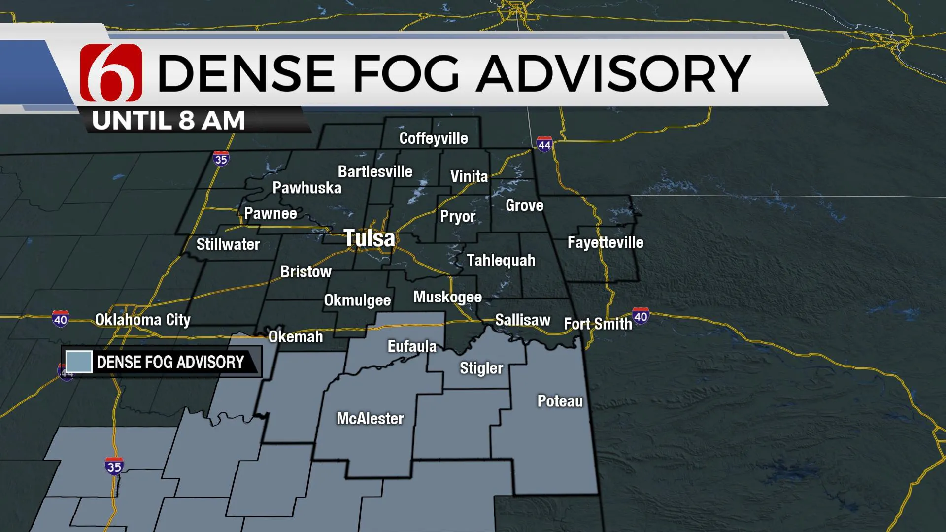 Dense Fog Advisory 