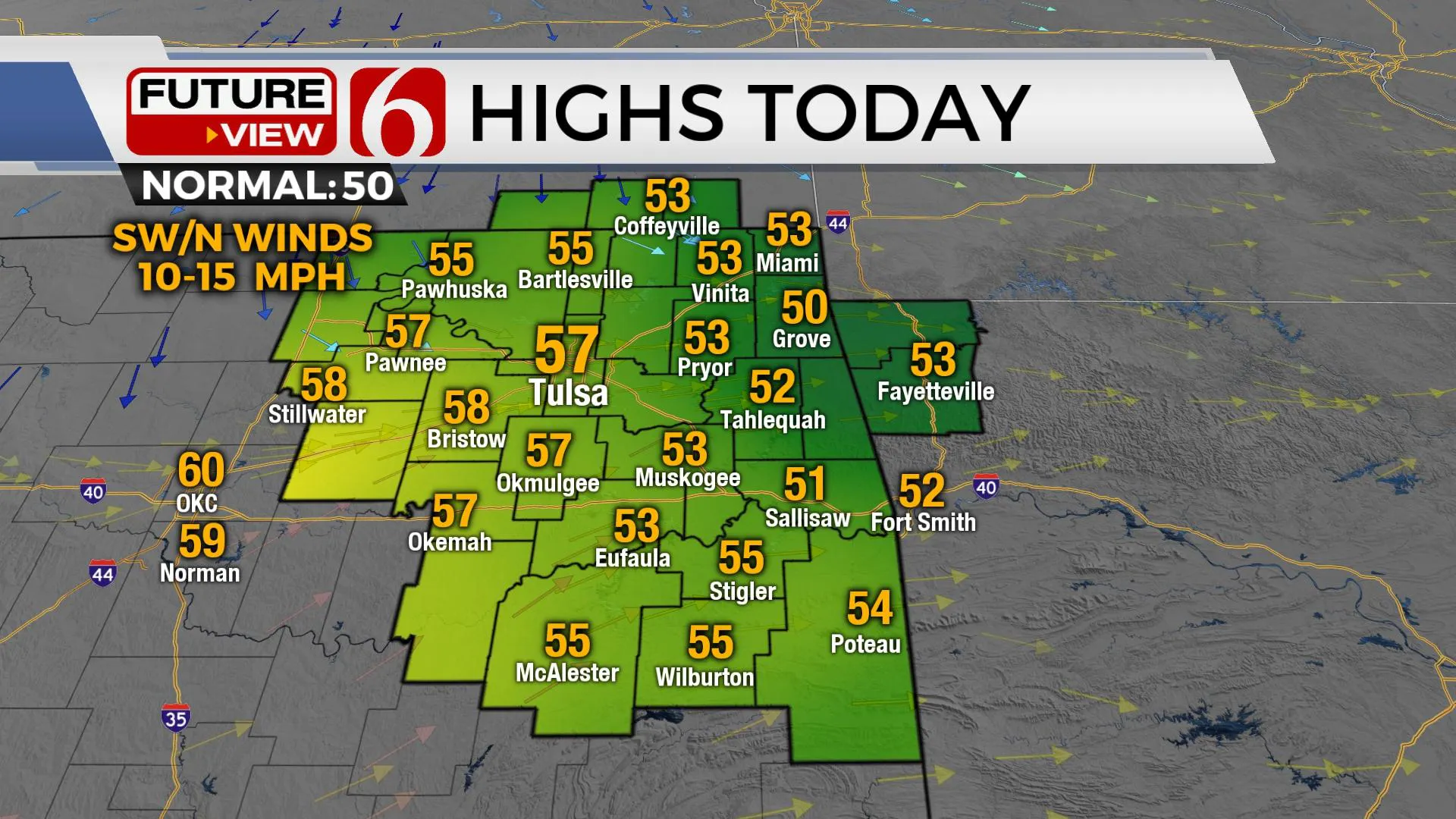 Tuesday Highs 