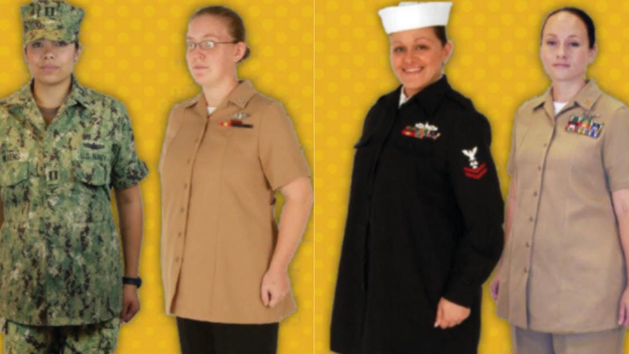 The Navy Unveils Pilot Program For Free Maternity Uniforms For