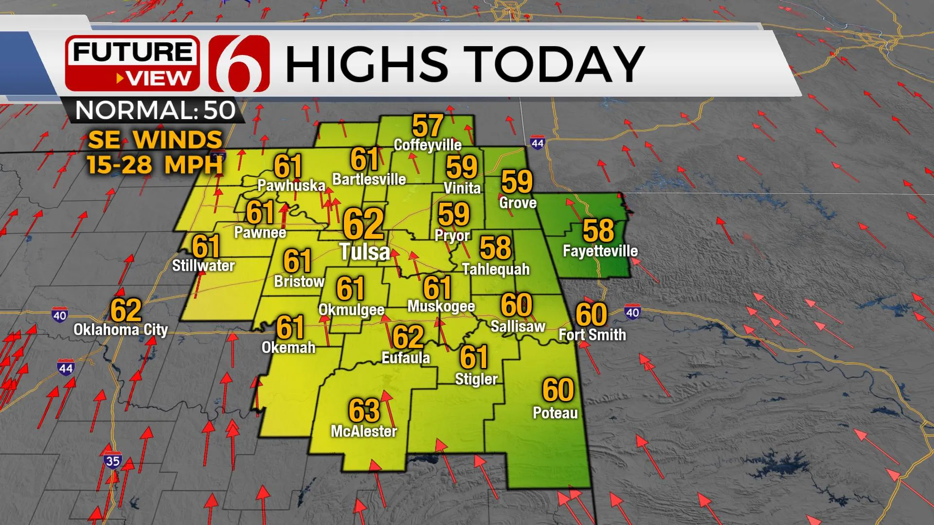 Highs Today