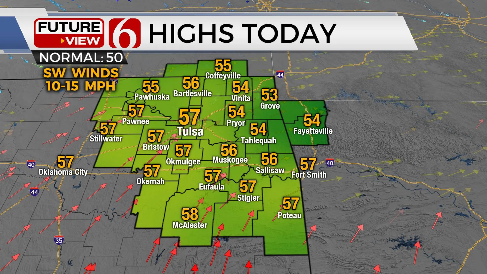 Highs Today