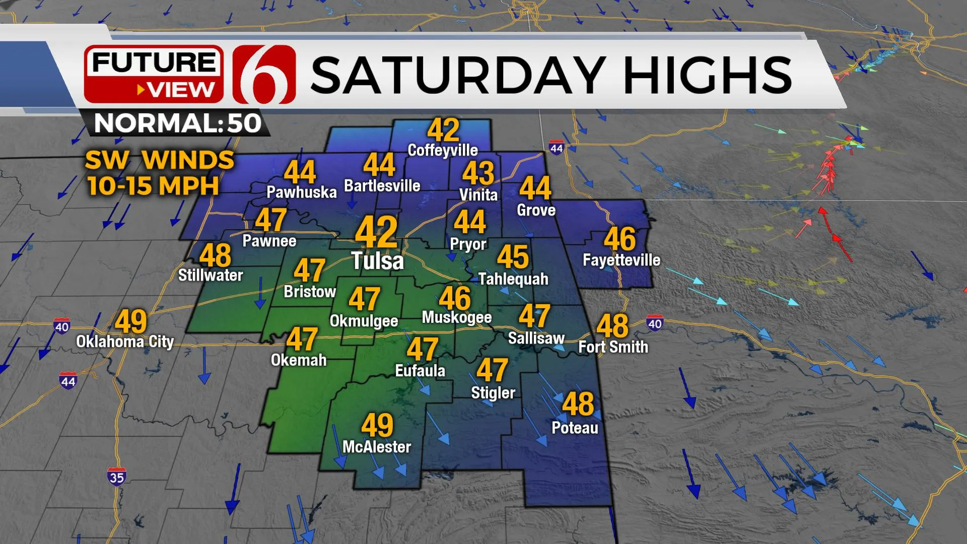 Saturday Highs