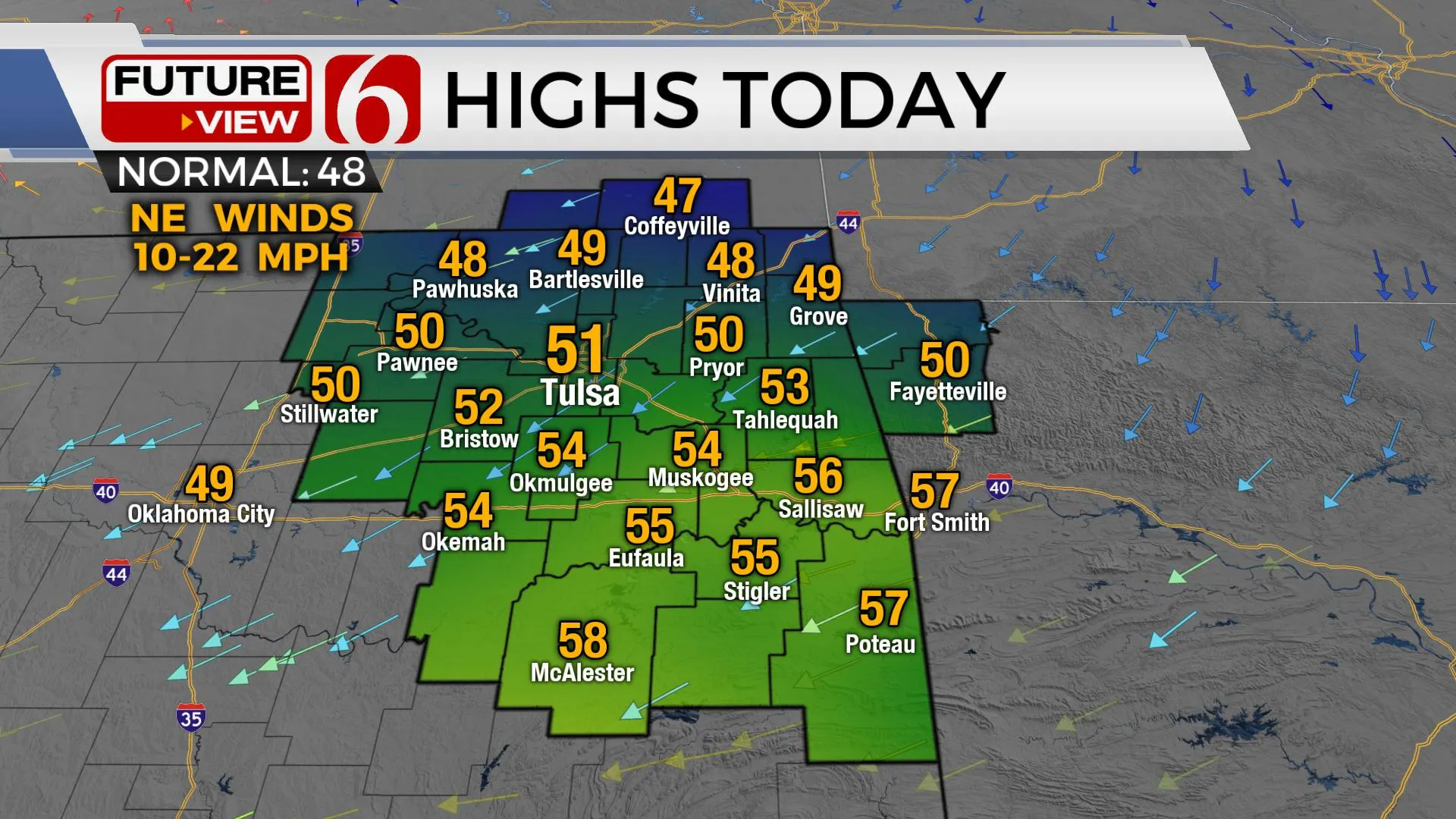 Highs Today 