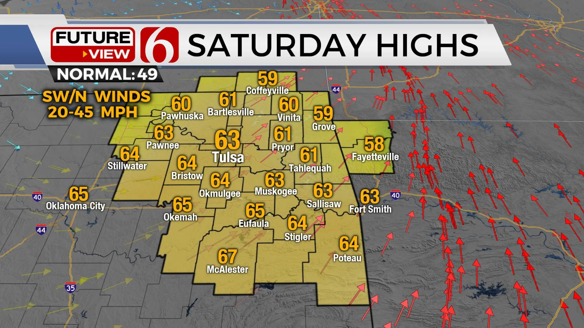 Saturday Highs