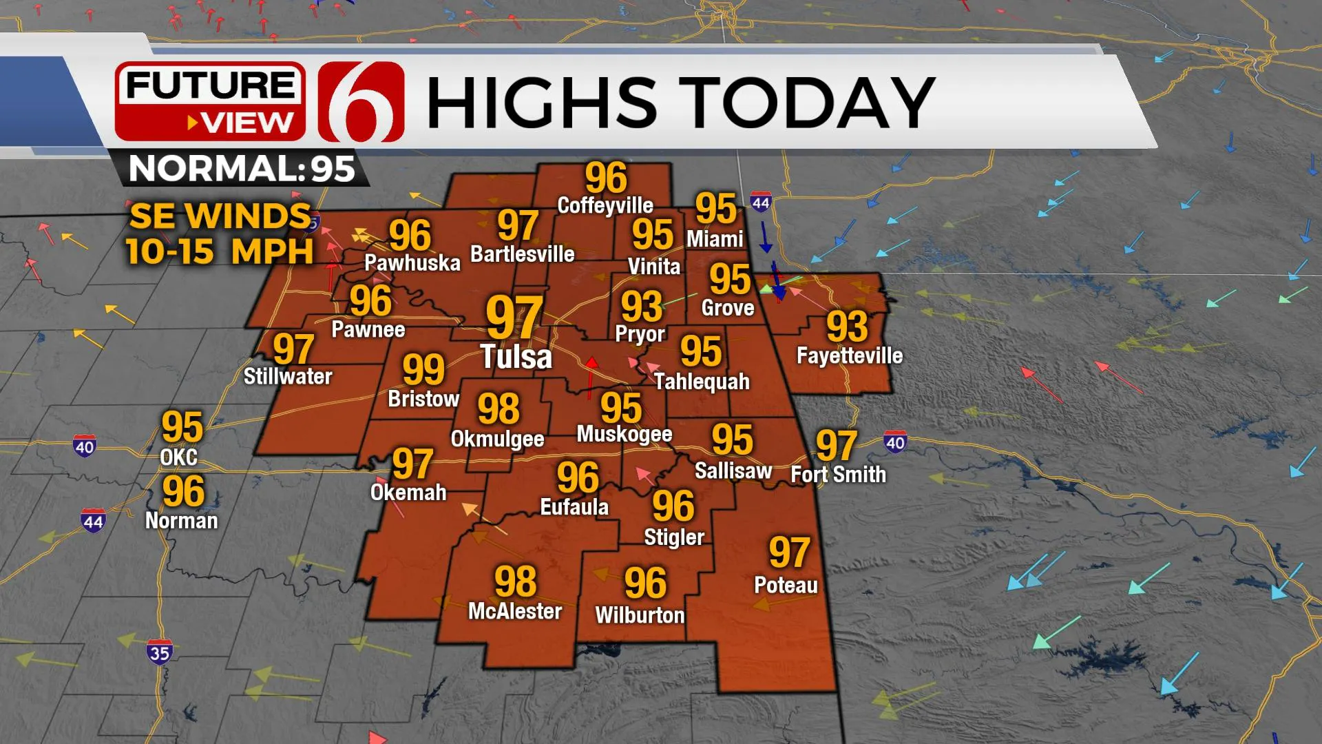 Tuesday Highs 