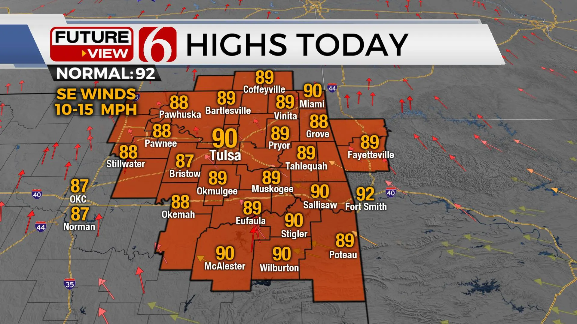 Tuesday Highs