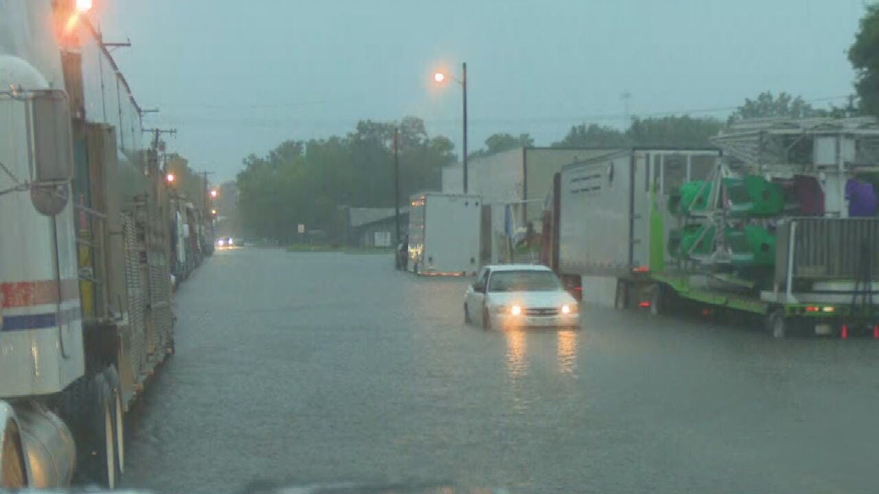 WEATHER COVERAGE Overnight Storms Bring Heavy Flooding To Okmulgee