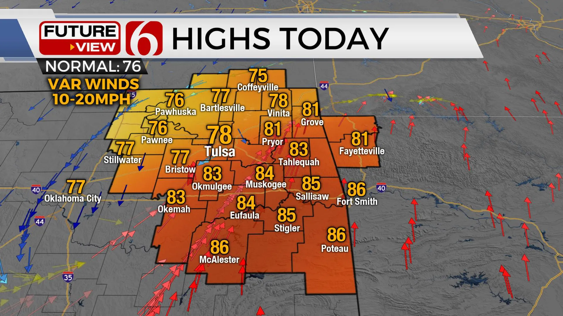 Highs Today 