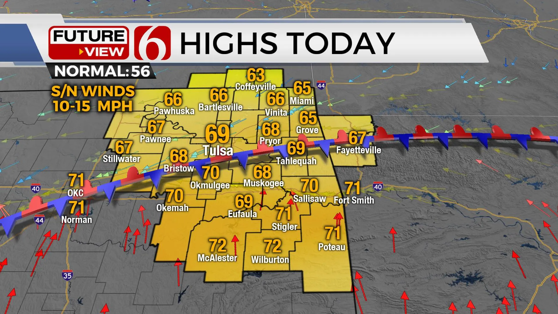 Tuesday Highs