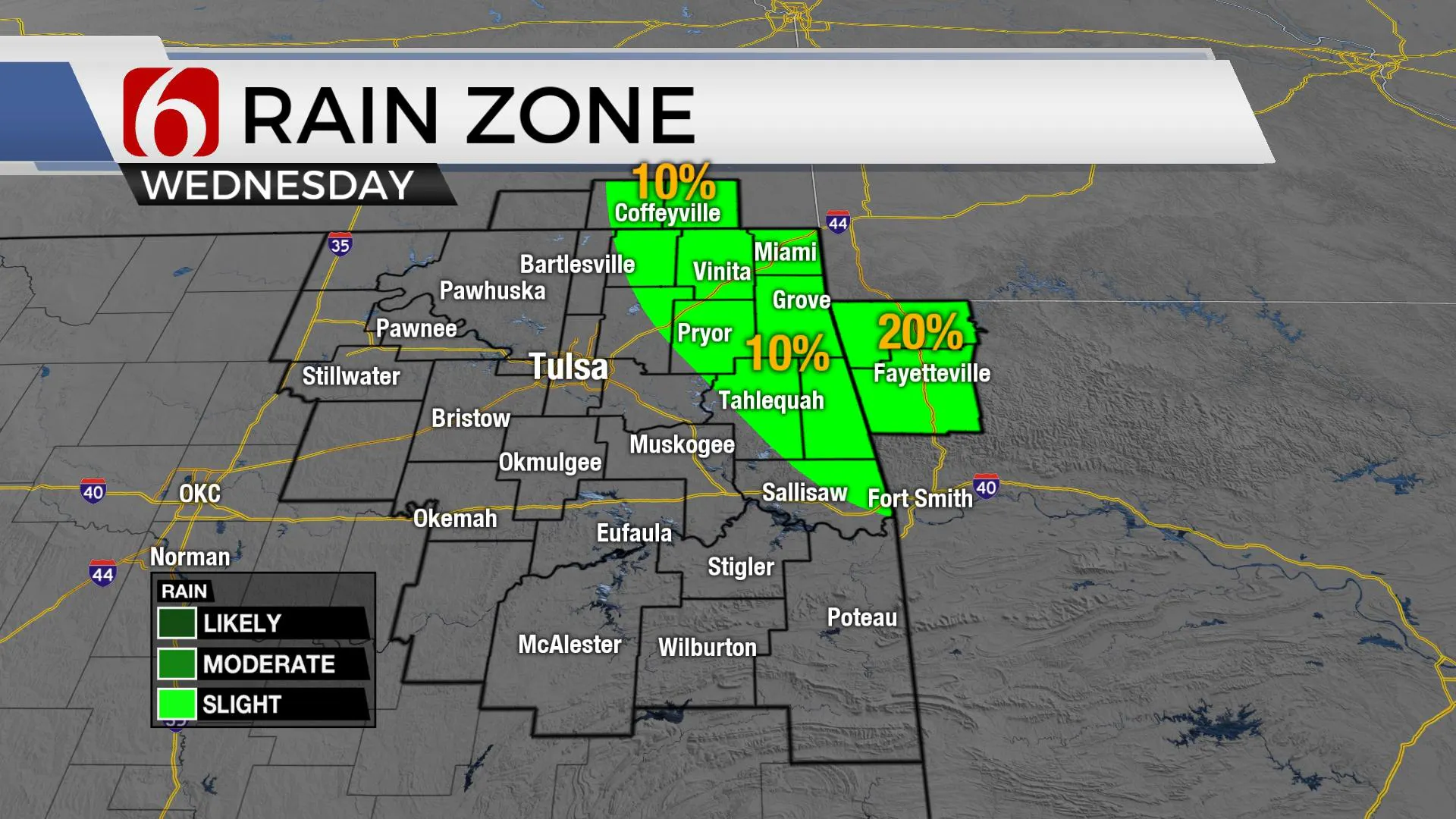 Wednesday Rain Zone