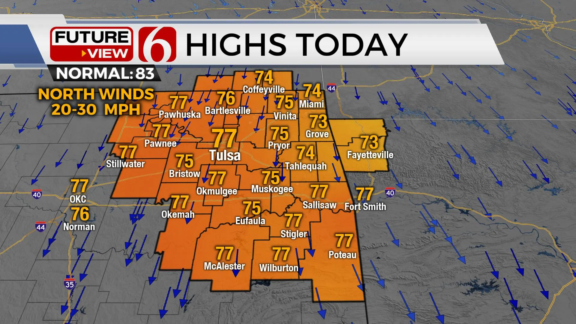 Tuesday Highs