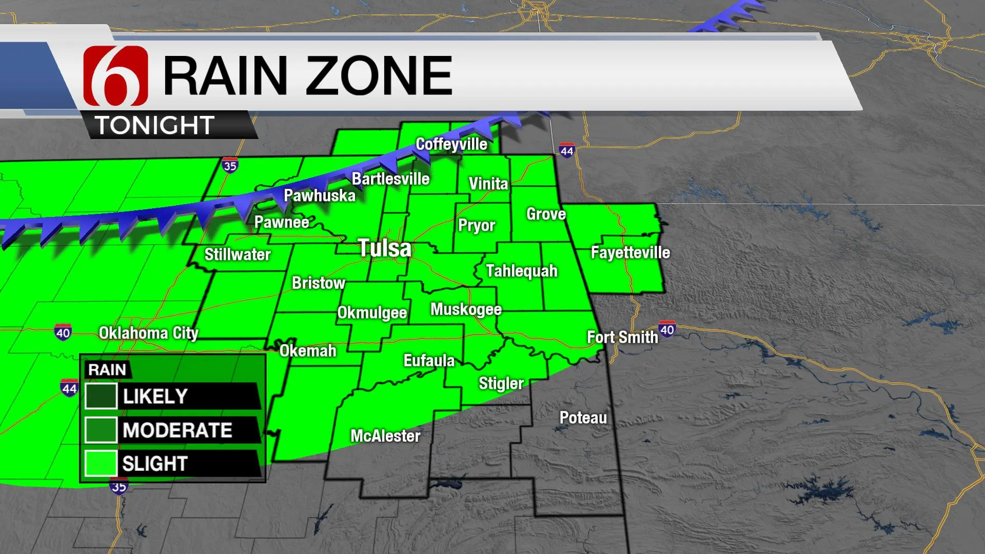 Tuesday Rain Zone