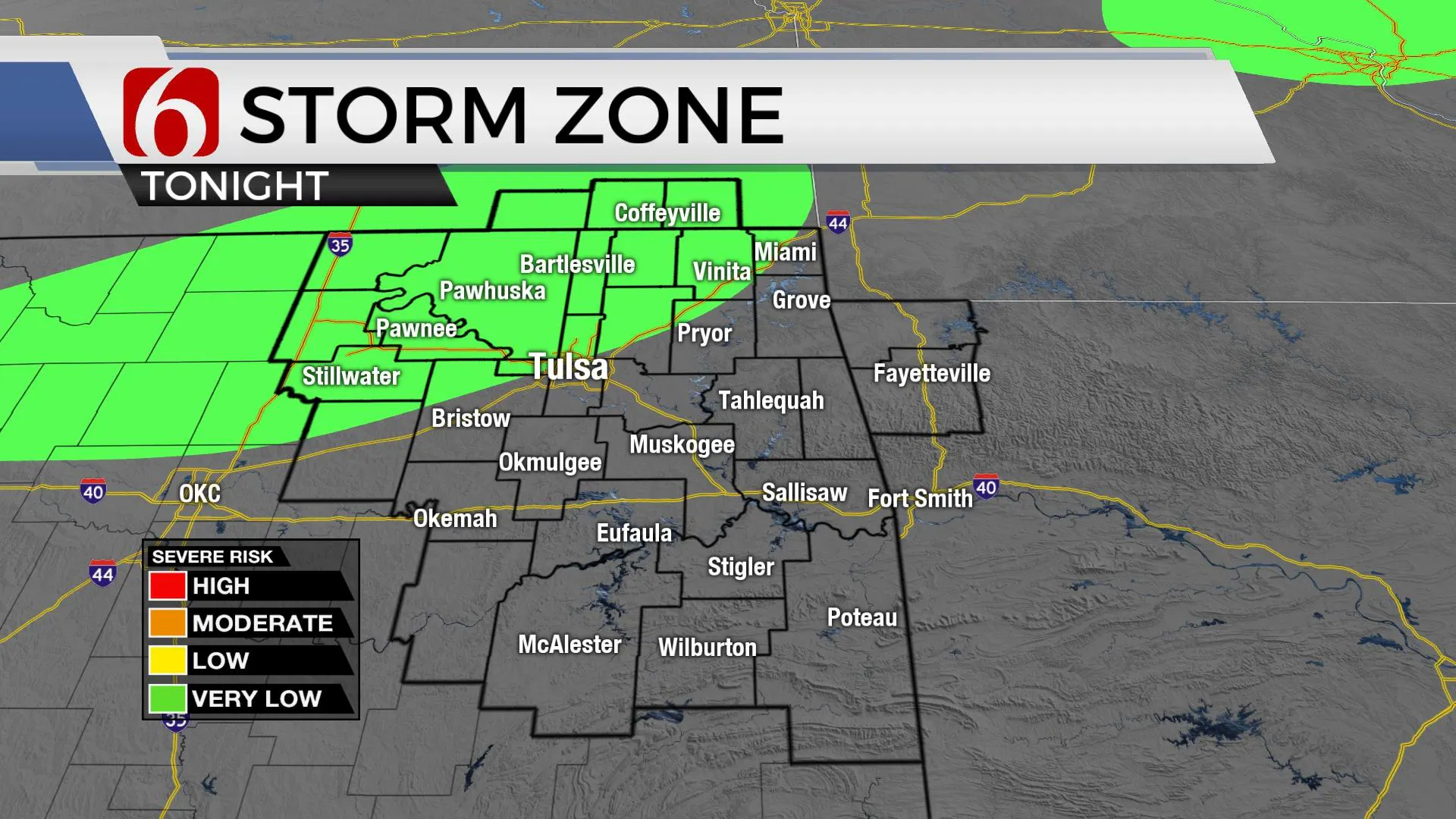 Tuesday Storm Zone