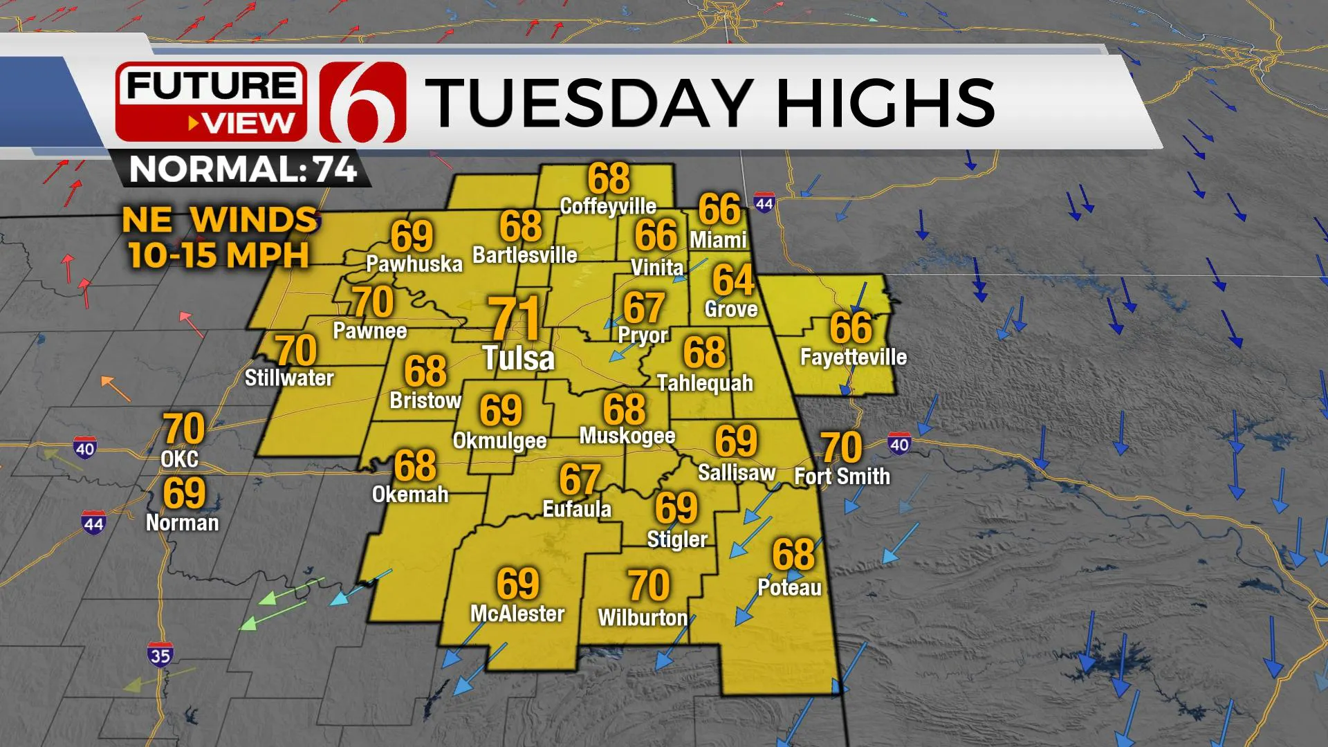 Tuesday Highs 