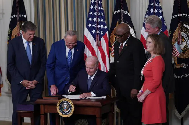 President Biden signed the Inflation Reduction Act into law at