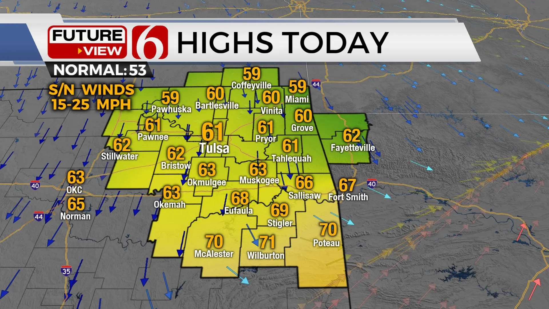 Thursday Highs