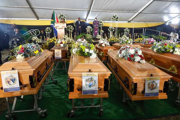 At a memorial service last week, President Cyril Ramaphosa bla