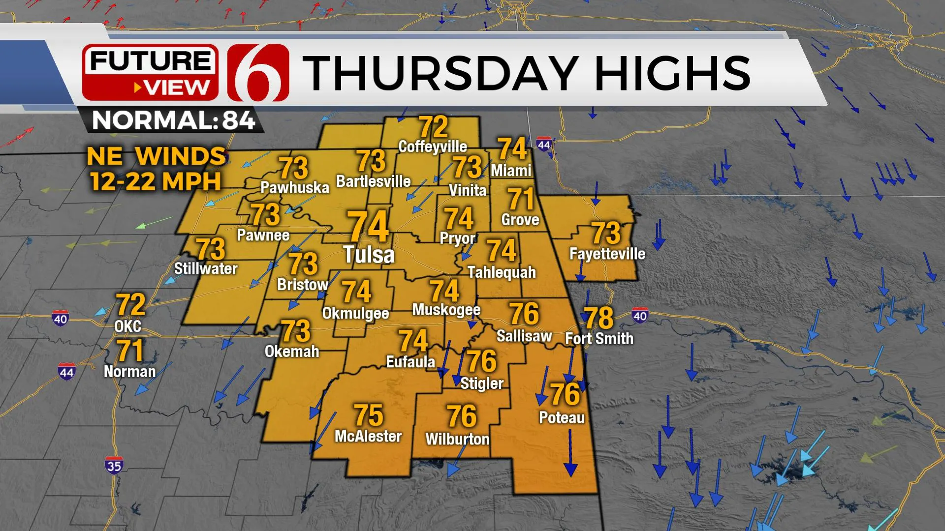 Thursday Highs