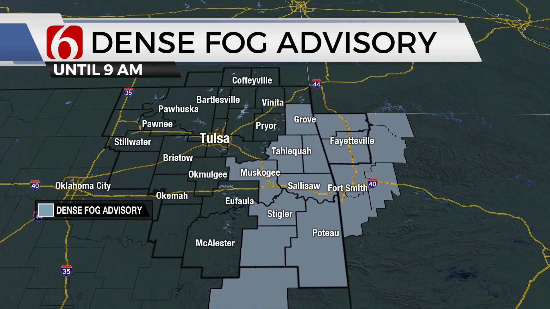 Dense Fog Advisory 