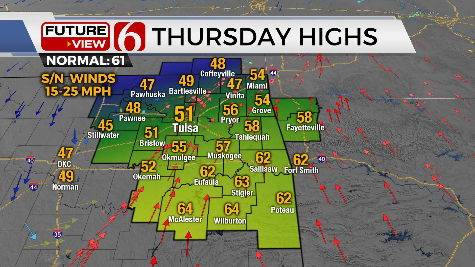 Thursday Highs