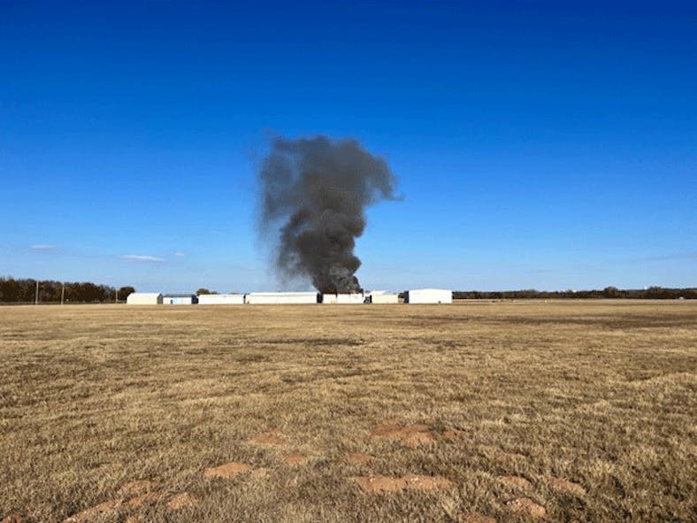 Fire Partially Destroys Hangar At Tulsa Riverside Airport