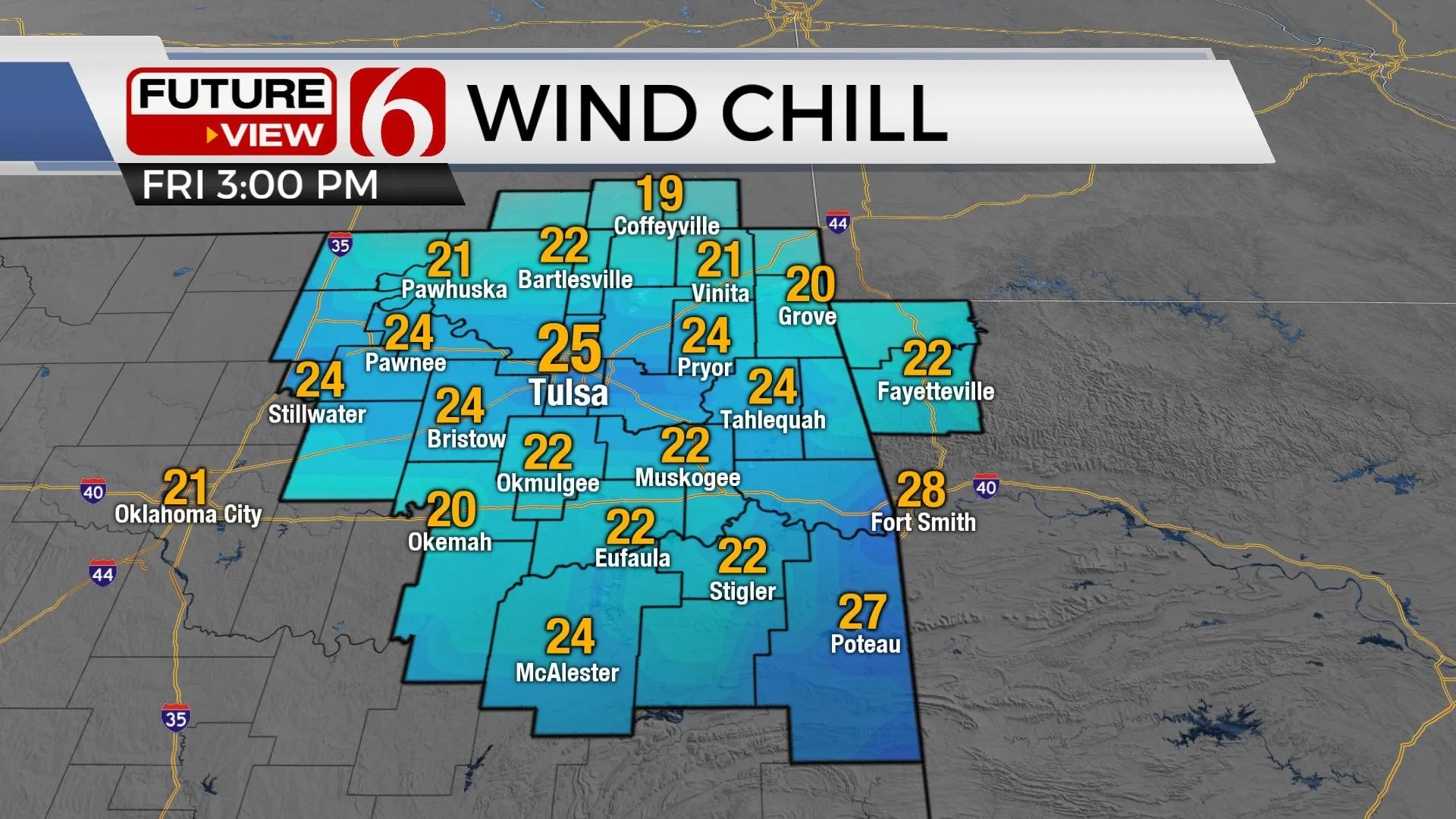 Friday Wind Chill 