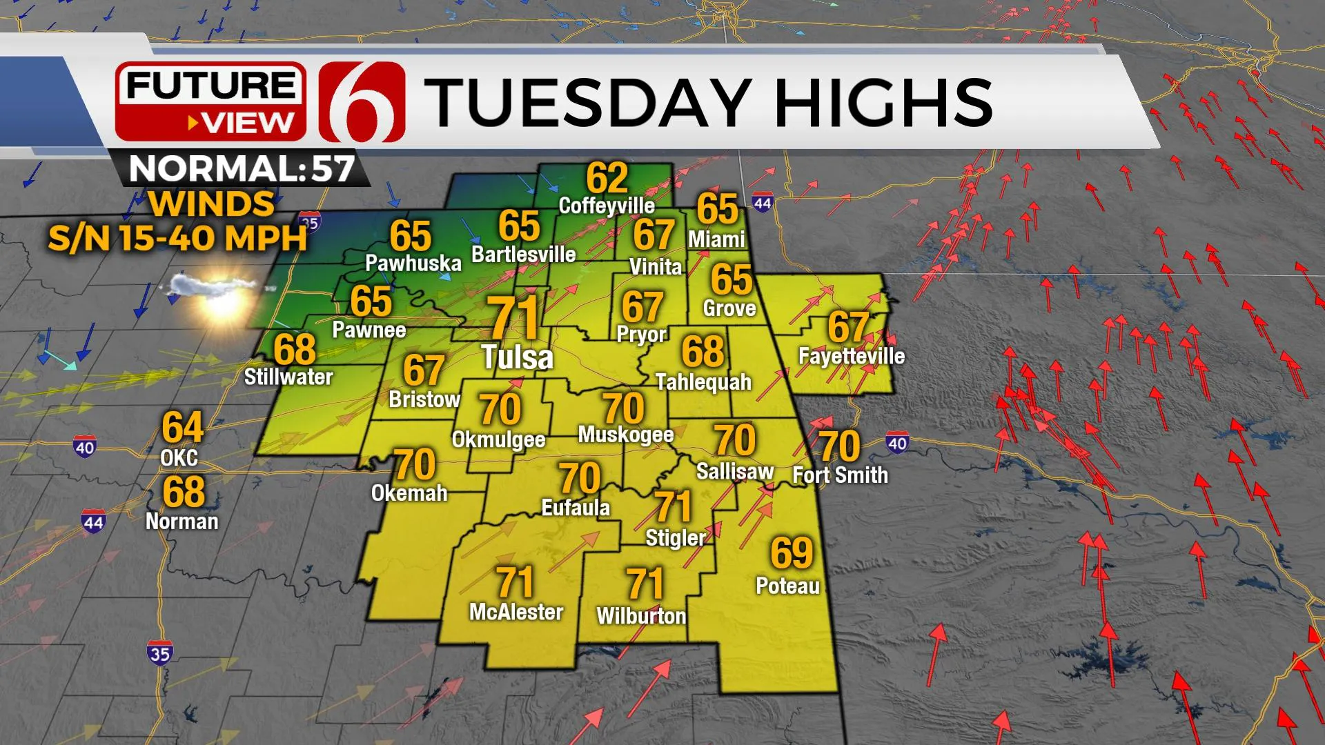 Tuesday Highs 