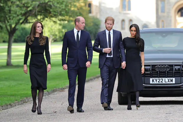 Many of the high-profile members of the royal family were seen