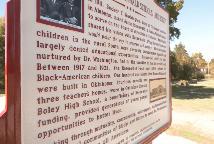 Rosenwald Schools Plaque