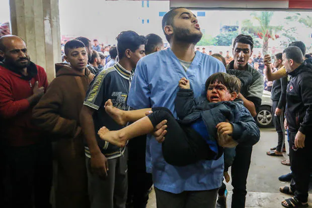 Injured In Gaza