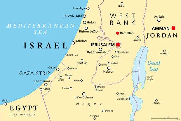 Israel-Gaza Map