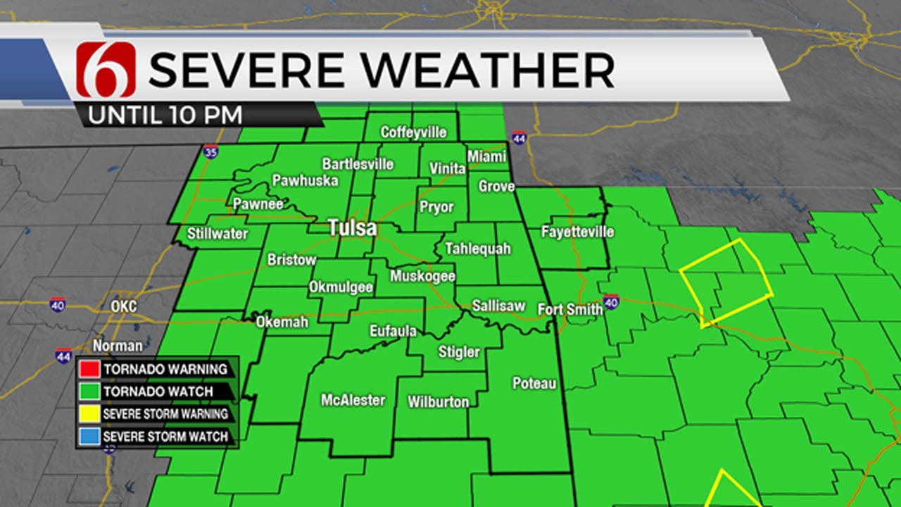 Severe Storms Move Out Of Green Country