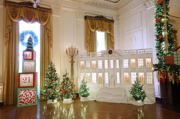White House Christmas Decor