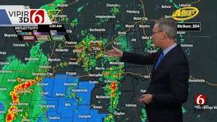 Early-Morning Severe Weather With Damaging Winds, Heavy Rain Possible In Green Country