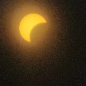 Eclipse photo - Jay, Oklahoma 