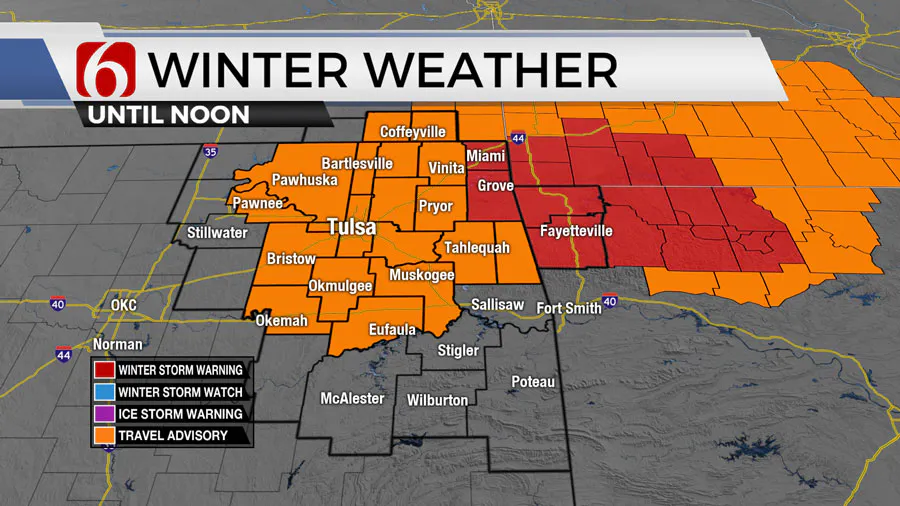 Winter System Moves Out, Warmer Weather Returns