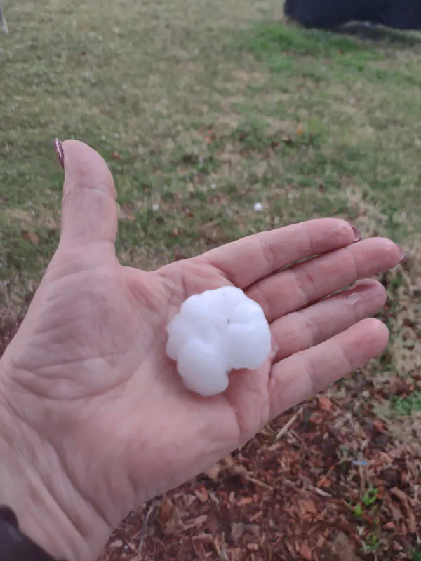Hail In Oklahoma - March 14, 2024