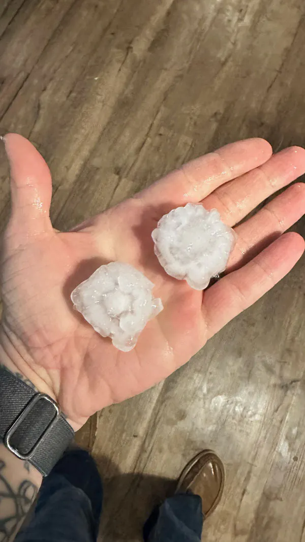 Hail In Oklahoma - March 14, 2024